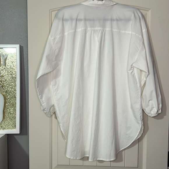 LOFT White Button Down Shirt - Picture 2 of 7